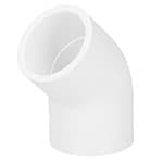 Codo 45° de PVC de 3/4', Foset PVC-862