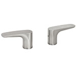 Juego de 2 manerales para lavabo, satin, Foset Riviera RIMM-01N