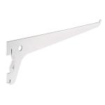 Ménsula plana blanca para cremallera sencilla, 25cm, Fiero SOMO-10MS