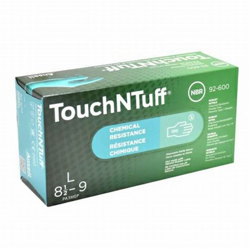 GUANTE TOUCHN TUFF NITRI RES QUIM 4 MIL DIS100  8.5 - 9