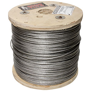 CABLE ACERO GALVANIZADO 1/4" 7X19 100mt