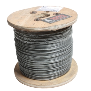 CABLE GALV C/F PVC 3/16-1/4" 7X19 457mt