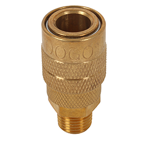 CONEXION RAPIDA MACHO LATON 1/4" NPT