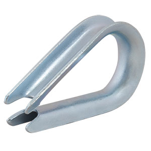 CUELLO GALVANIZADO 1/4" P/CABLE DE ACERO