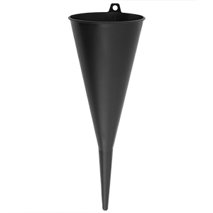 EMBUDO PLASTICO CUELLO LARGO 18" NEGRO