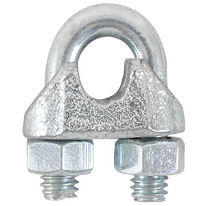 NUDO GALVANIZADO 1/4" P/CABLE DE ACERO