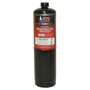 TANQUE GAS PROPILENO NEGRO 14 OZ DOGO