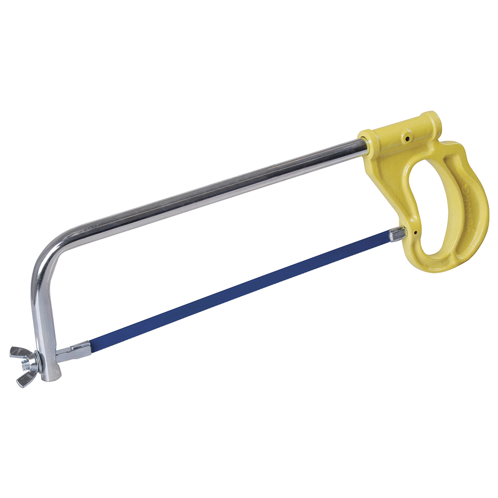 Arco de segueta tubular con mango de zamac 12", 17"