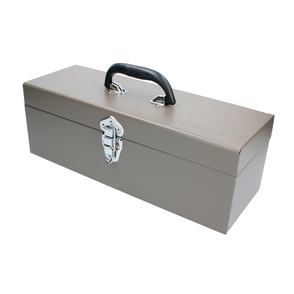 Caja portaherramientas metálica gris 17" x 6" x 6"