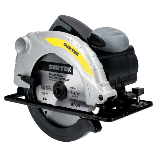 [SC407D] Sierra circular 7-1/4" 1,200 W 120 V, 0 - 4,500 RPM