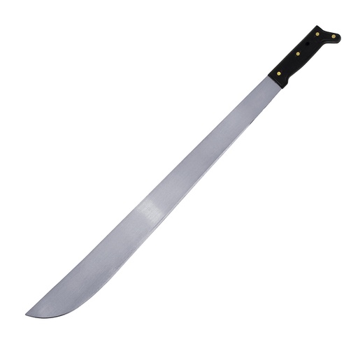 [130513] Machete troquelado con mango negro recto 18"