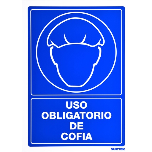 [SES25] Señal "Uso obligatorio de cofia"