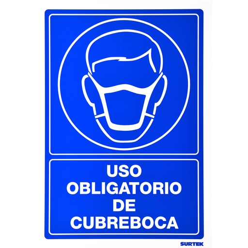 [SES22] Señal "Uso obligatorio de cubre bocas"