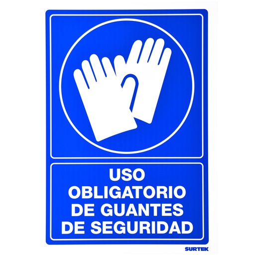 [SES14] Señal "Uso obligatorio de guantes de seguridad"