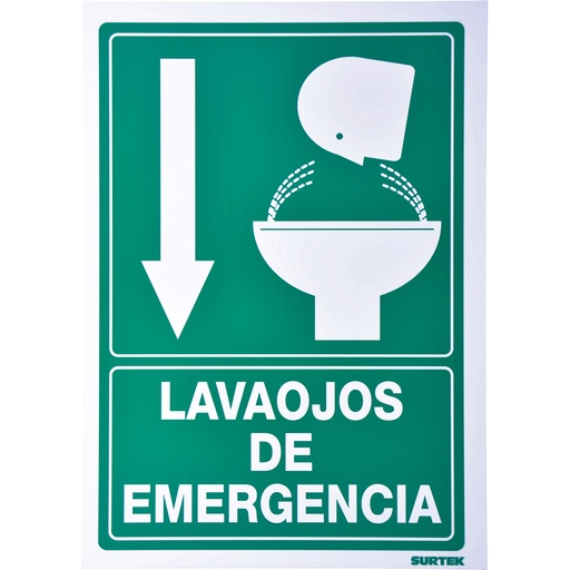 [SES7] Señal "Lava ojos de emergencia"