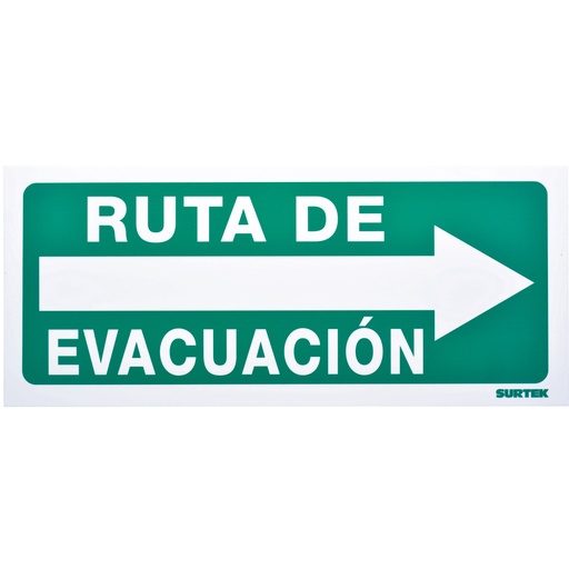 [SES4] Señal "Ruta de evacuación" derecha