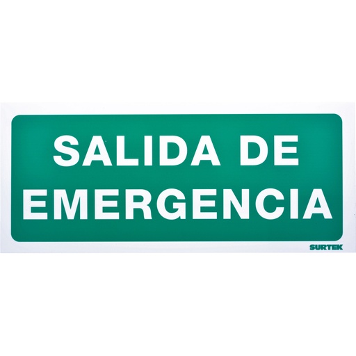 [SES3] Señal "Salida de emergencia"