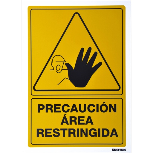 [SES34] Señal "Precaución área restringida"