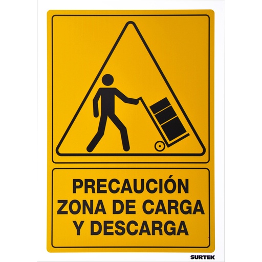 [SES26] Señal "Precaución zona de carga y descarga"