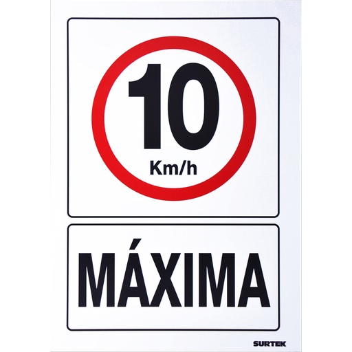 [SES50] Señal "10 km/h máxima"