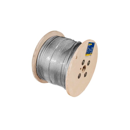 [CA132] Cable de acero con guardacabo 1/16" x 450 m