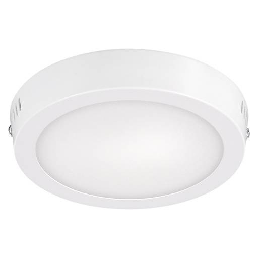 [LLS12R] Luminario de LED de sobreponer redondo 12 W, luz fría