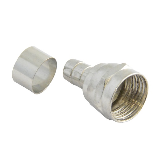 [153200] Conector para cable coaxial RG59 tipo campana, 4 piezas