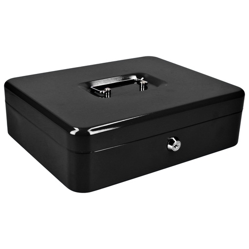 [CDI30] Caja metálica para dinero con charola removible 240 mm x 300 mm x 90 mm