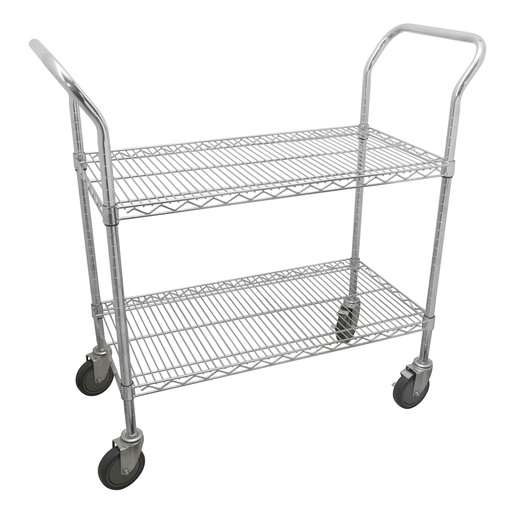 [44185] Carro utilitario de alambre 36" x 18" 2 niveles