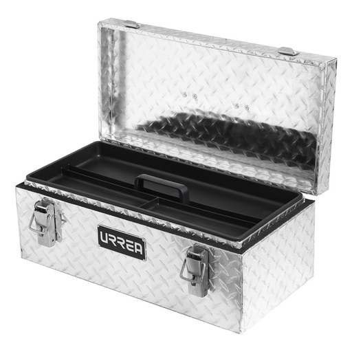 [ATB24] Caja portaherramientas de aluminio 24" x 9" x 9" con charola plástica