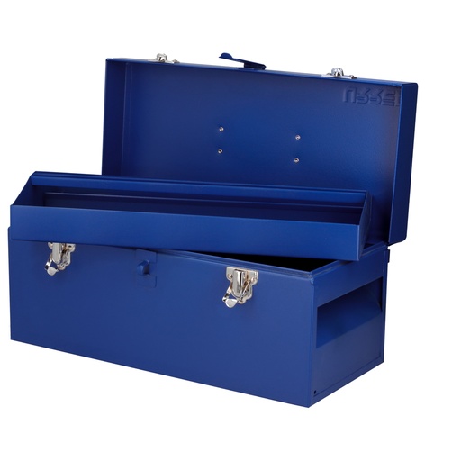 [D3A] Caja portaherramientas metálica azul 16" x 7" x 7"