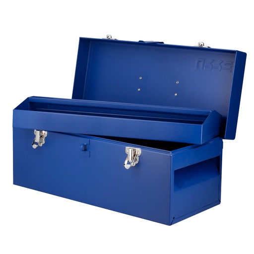 [D4A] Caja portaherramientas metálica azul 17" x 7" x 7"