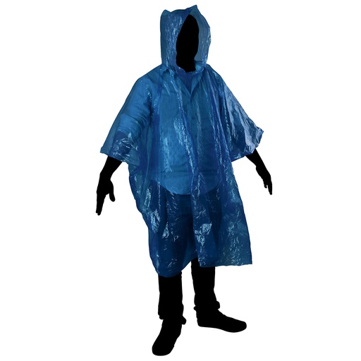 [144146] Poncho impermeable para emergencias unitalla