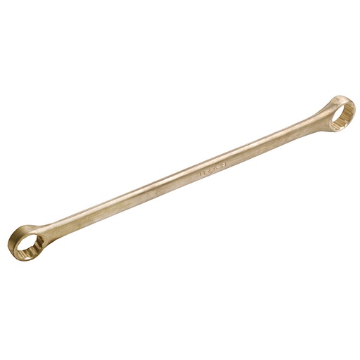 [UH1164] Llave de estrías de bronce-aluminio antichispa de 15° en pulgadas, 1-5/8" x 1-11/16"