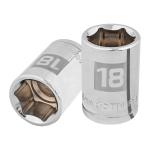 [13268] Dado de 18 mm, 6 puntas, cuadro 1/2', Truper D-1218-M