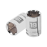 [13269] Dado de 19 mm, 6 puntas, cuadro 1/2', Truper D-1219-M