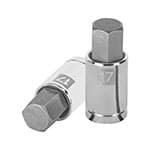 [13286] Dado punta hexagonal de 17 mm, cuadro 1/2', Truper D-1241-17M