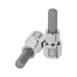 [13489] Dado punta hexagonal de 8 mm, cuadro 3/8', Truper D-4990-8M