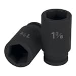 [12440] Dado largo de impacto de 1-3/8', 6 puntas, cuadro 3/4' D-7522-L