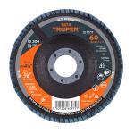 [11674] Disco 4-1/2' laminado grano 60 centro 7/8', Truper DLT-1717