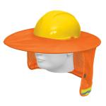 [100353] Protector solar plegable para casco, naranja con reflejante PROCA-N