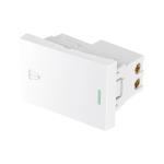 [47946] Interruptor para timbre blanco de 1.5 módulos, línea Lisboa APTI15-LB