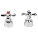 [49780] Juego 2 manerales cruceta para lavabo, Foset Aqua AQMM-61