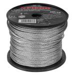 [44205] Metro de cable rígido 1/8' de acero 7x7 hilos, 75 m, Fiero CAB-1/8R