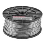 [44219] Metro de cable rígido 1/8' acero 7x7 recubierto PVC, 75 m CAB-1/8RX