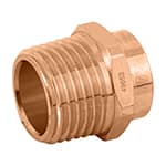 [49653] Conector de cobre, rosca exterior 1/2', Foset CC-611