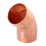 [48861] Codo 45° de cobre 1-1/2', Foset CC-865