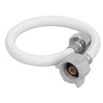 [45311] Manguera WC vinilo blanco 1/2'x7/8', 35cm, conector plástico FWC-P35B