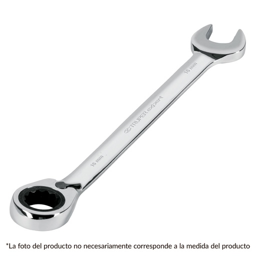 [13425] Llave combinada matraca reversible 3/8'x158 mm largo, Expert LL-2012XR