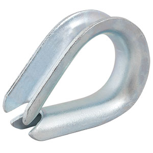 [SH5106] CUELLO GALVANIZADO 3/4" P/CABLE DE ACERO